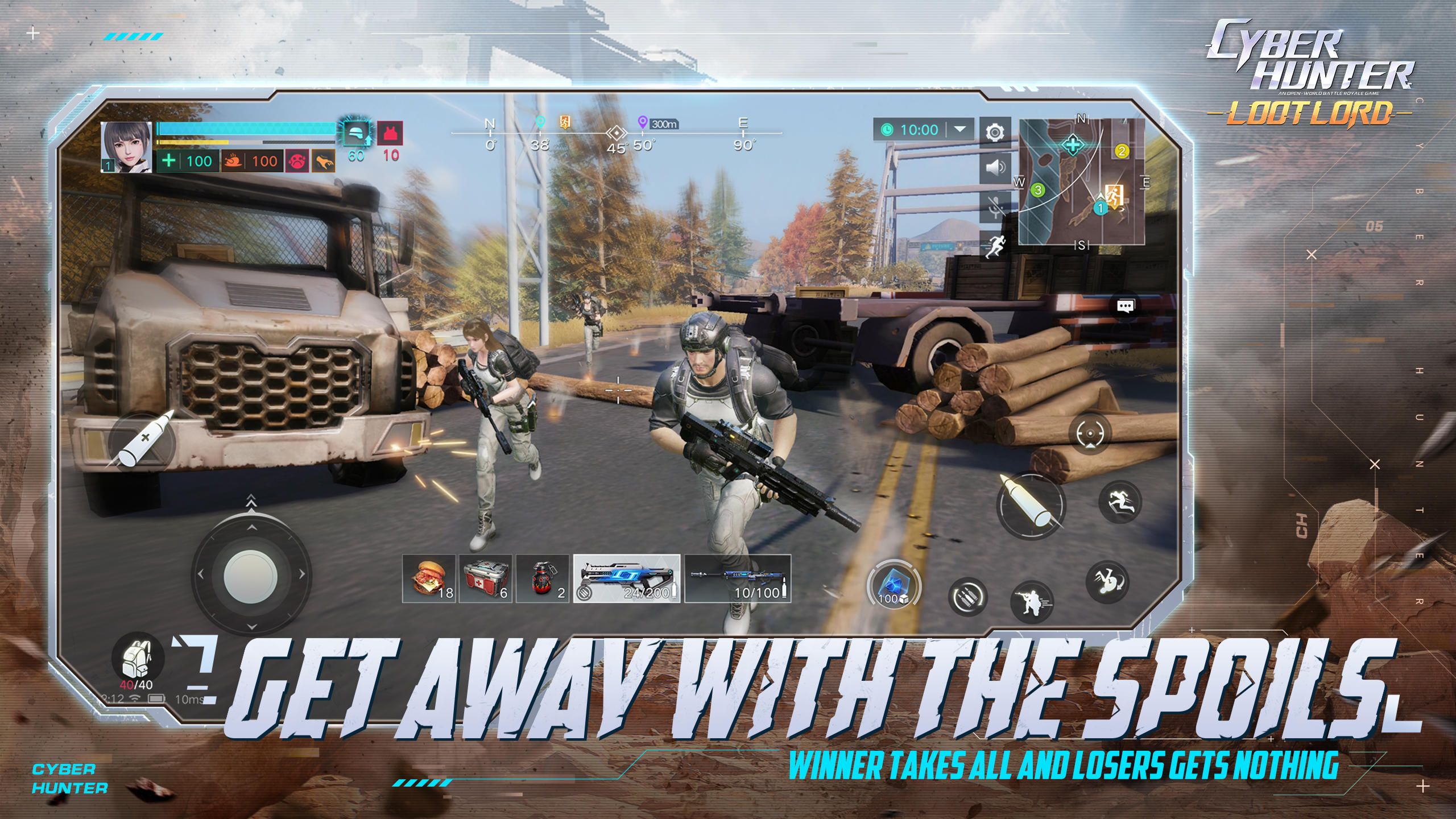 Cyber Hunter Lite Game Screenshot