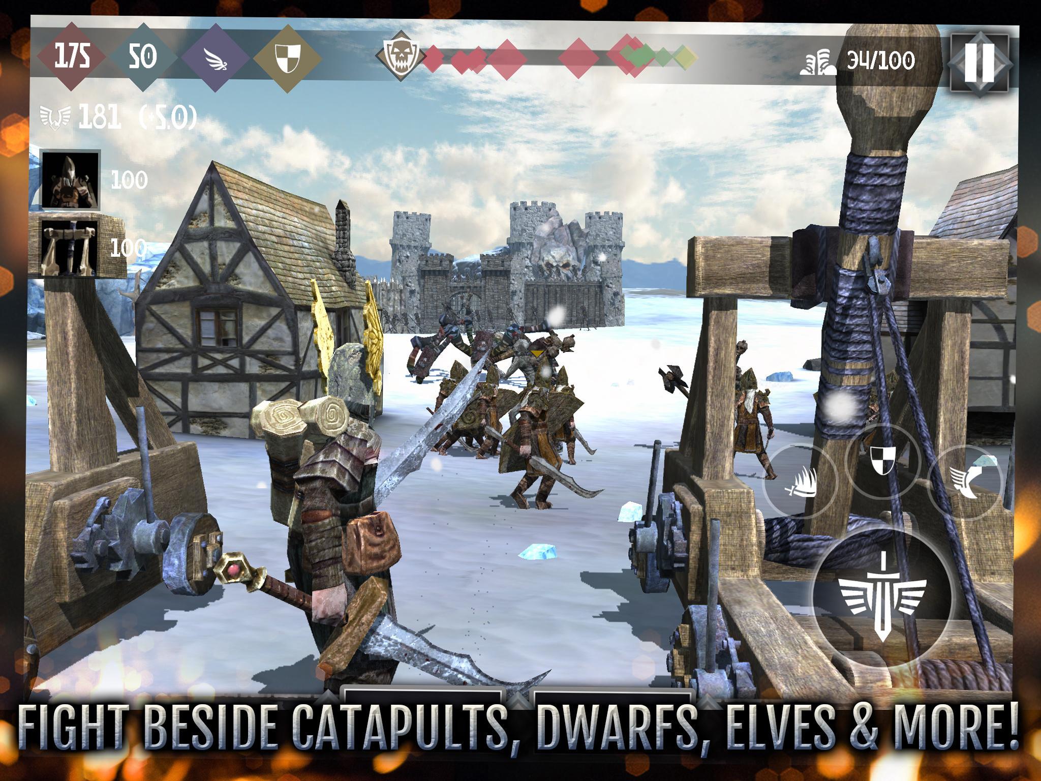 Cuplikan Layar Game Heroes and Castles 2: Premium