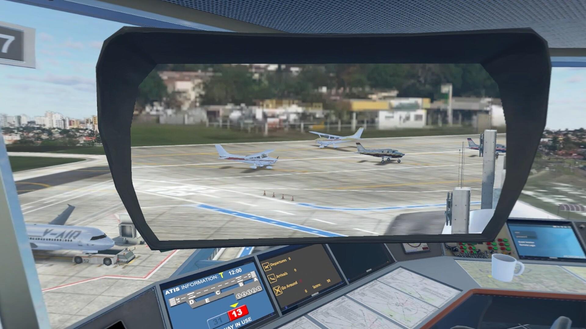 Cuplikan Layar Game V-Air Traffic Control