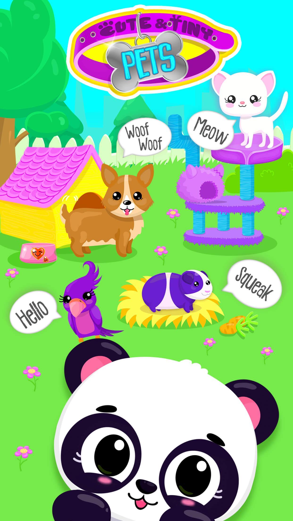 Screenshot 1 of 可愛的小寵物 - 孩子們搭建小動物屋 1.0.32
