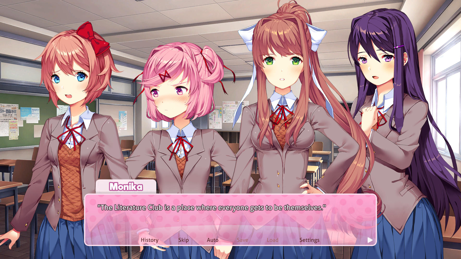 Doki Doki Literature Club Plus! Game Screenshot