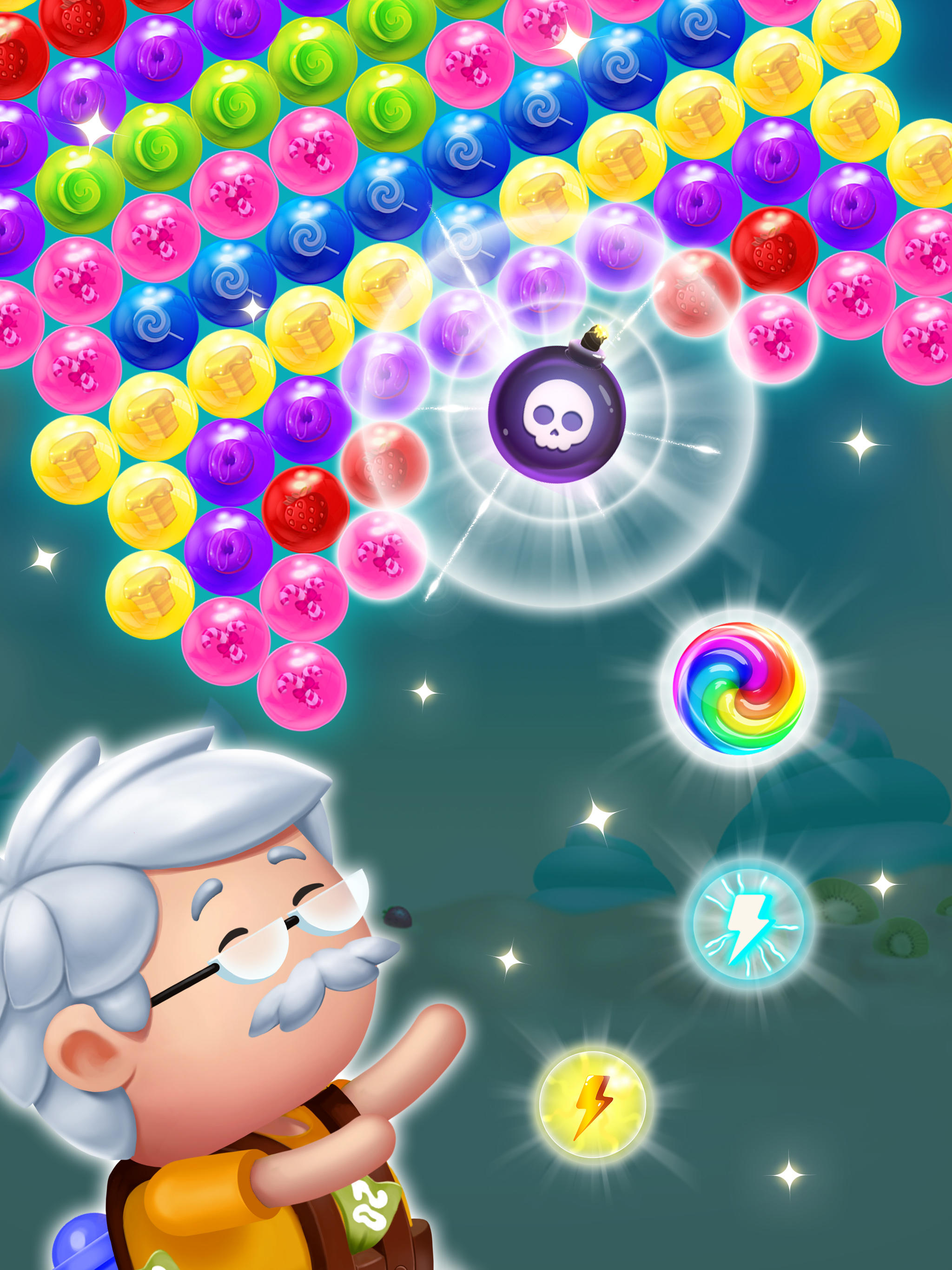 Bubble Shooter Games Gummy Pop Game Screenshot