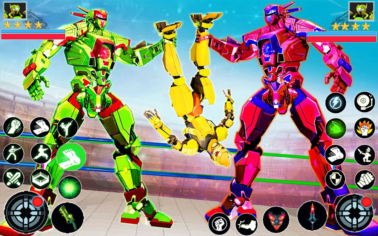 Real Robot Ring: Fighting Game 게임 스크린샷