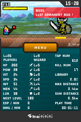 MinuteFrontier ภาพหน้าจอเกม