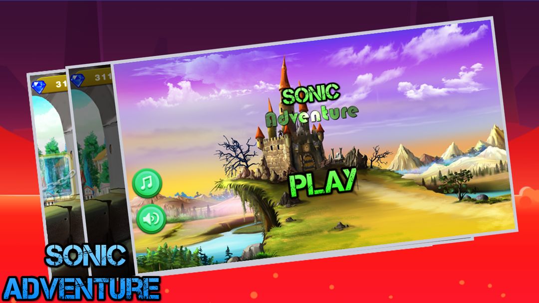 Sonic: castle Adventure 게임 스크린 샷