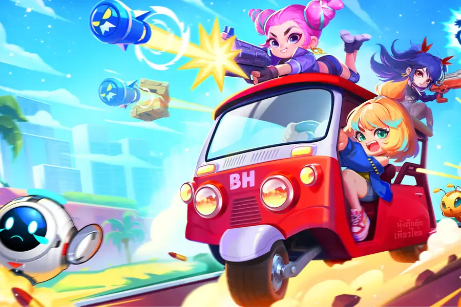Screenshot of the video of Ballistic Hero VNG