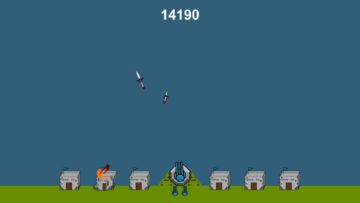 Captura de Tela do Jogo Missile Invaders