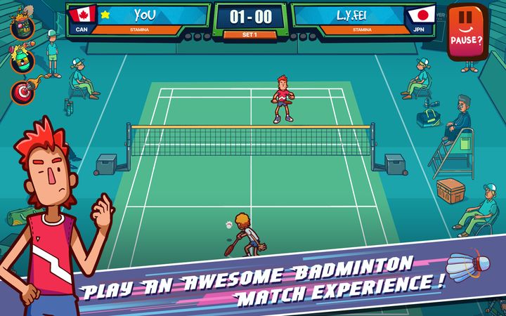 Screenshot 1 of Super Stick Badminton (Unreleased) 