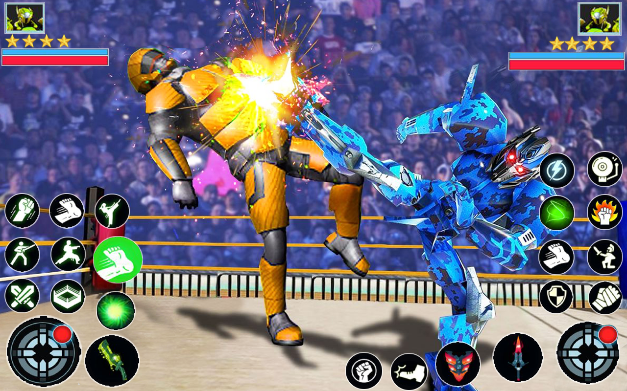 Real Robot Ring: Fighting Game 게임 스크린샷