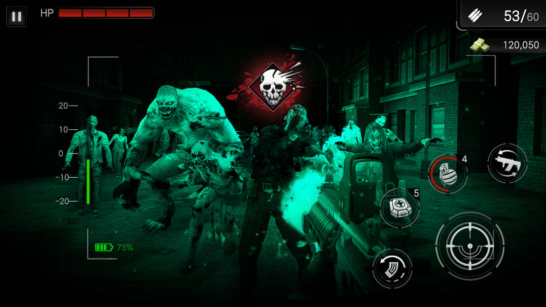 Zombie Hunter D-Day2 ภาพหน้าจอเกม