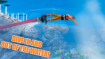 Captura de Tela do Jogo Flyboard: Water Hoverboard Stunt Simulator 3D Full