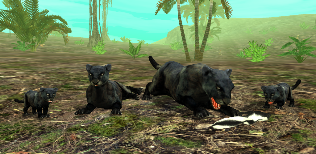 Banner of Wild Panther Sim 3D 