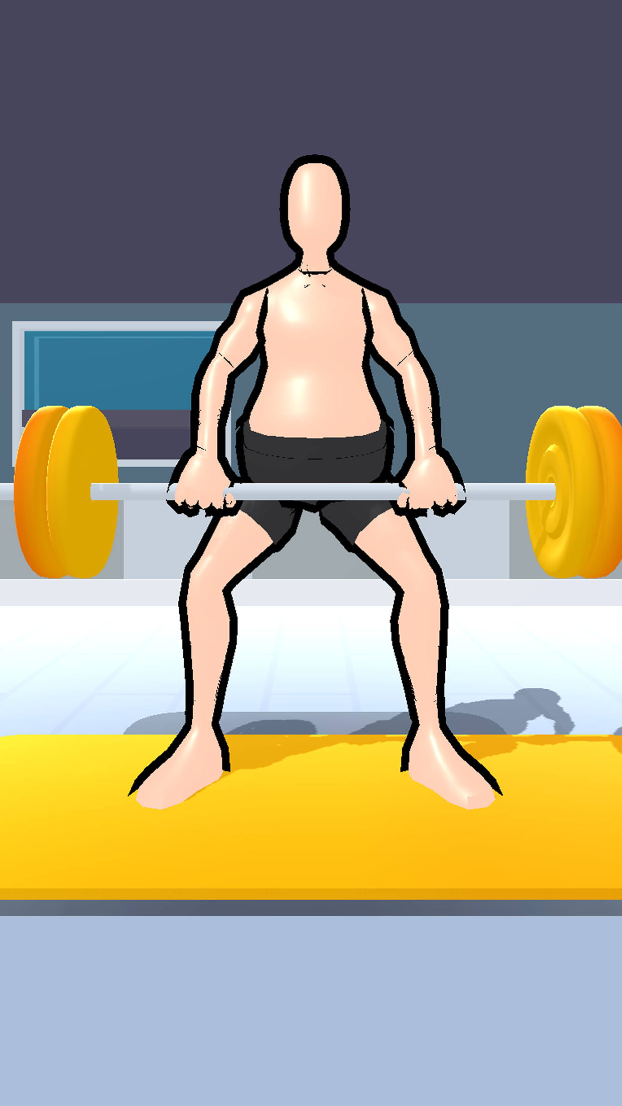 Cuplikan Layar Game Grow Muscles：Gym Game