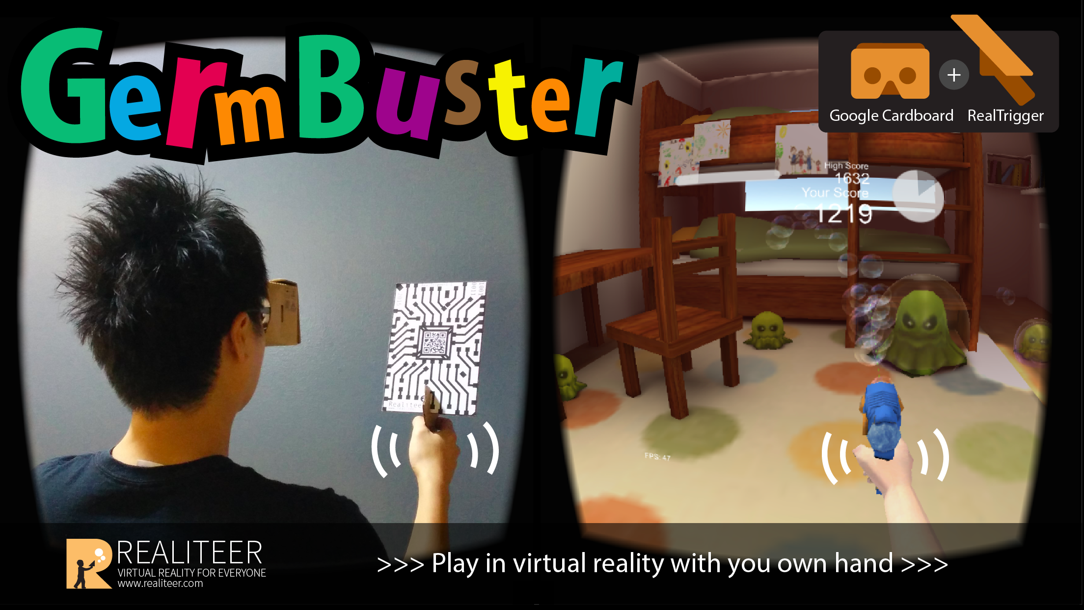 Screenshot 1 of 生殖バスター VR 1.4