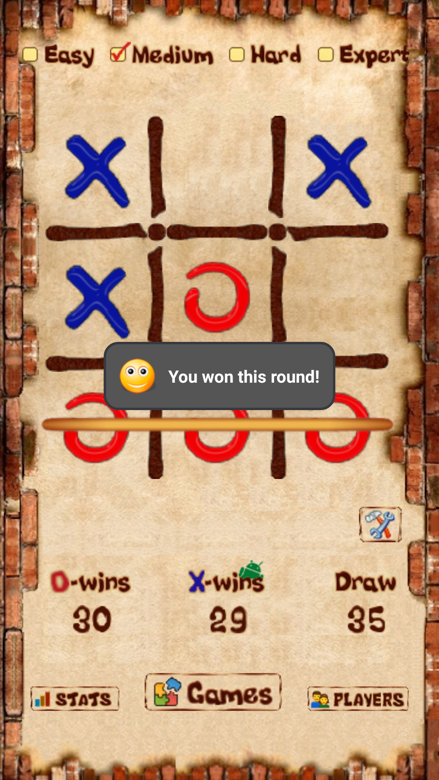 Tic Tac Toe Game Screenshot