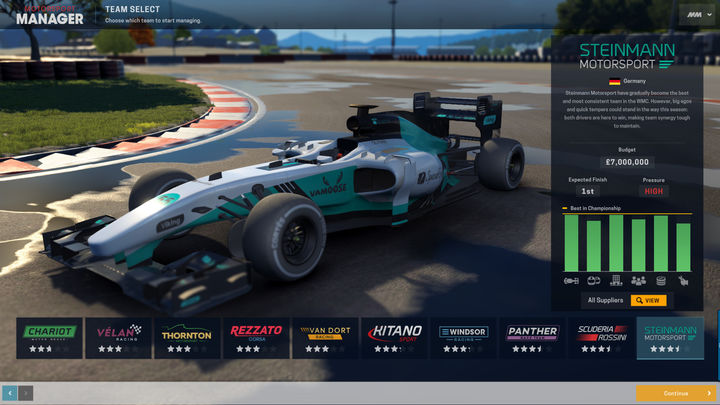 Motorsport Manager Game Screenshot