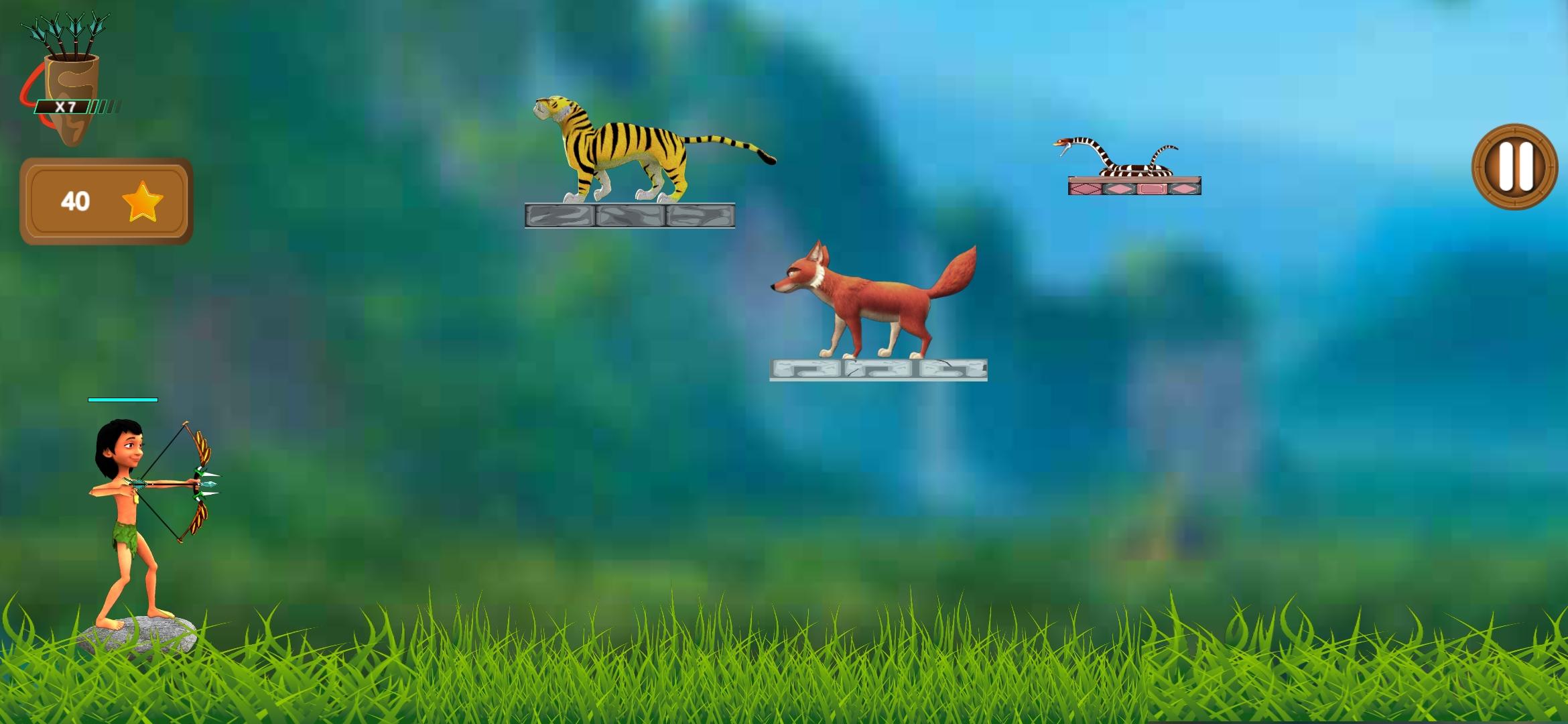 Mowgli Archer Hero Game Screenshot