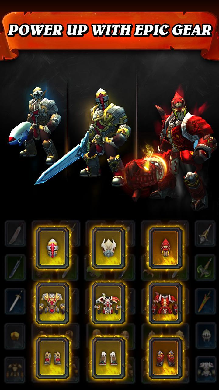 Cuplikan Layar Game Jump Warrior: Nonstop RPG