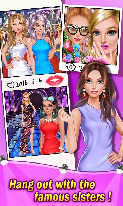 Celebrity Sisters: Top Fashion ゲームのスクリーンショット