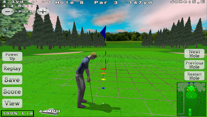 Nova Golf screenshot game