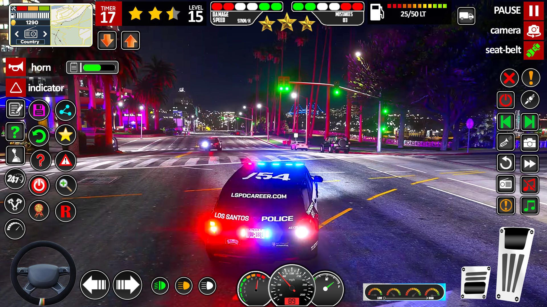 Police Car Parking Game 2025 Game Screenshot