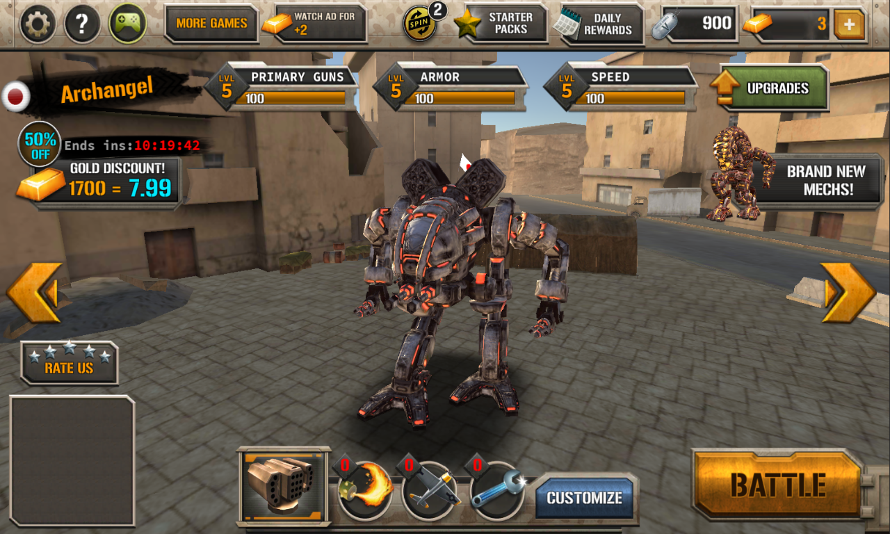 Mech Legion: Age of Robots Game Screenshot