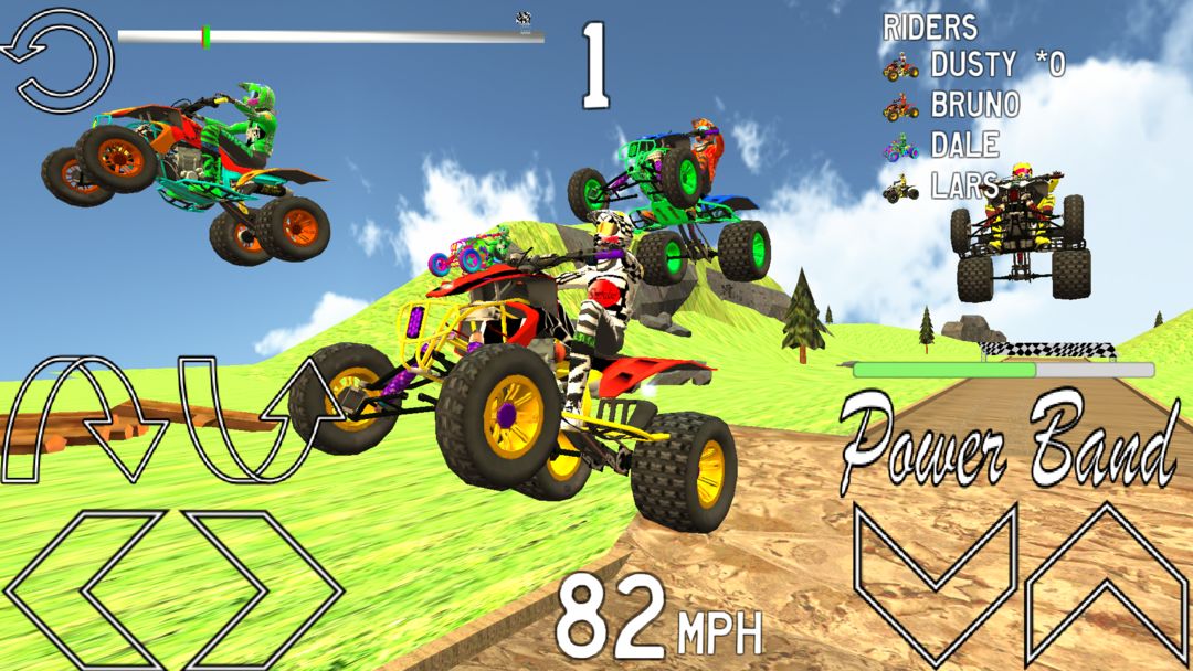 Screenshot of Pro ATV Bike Racing