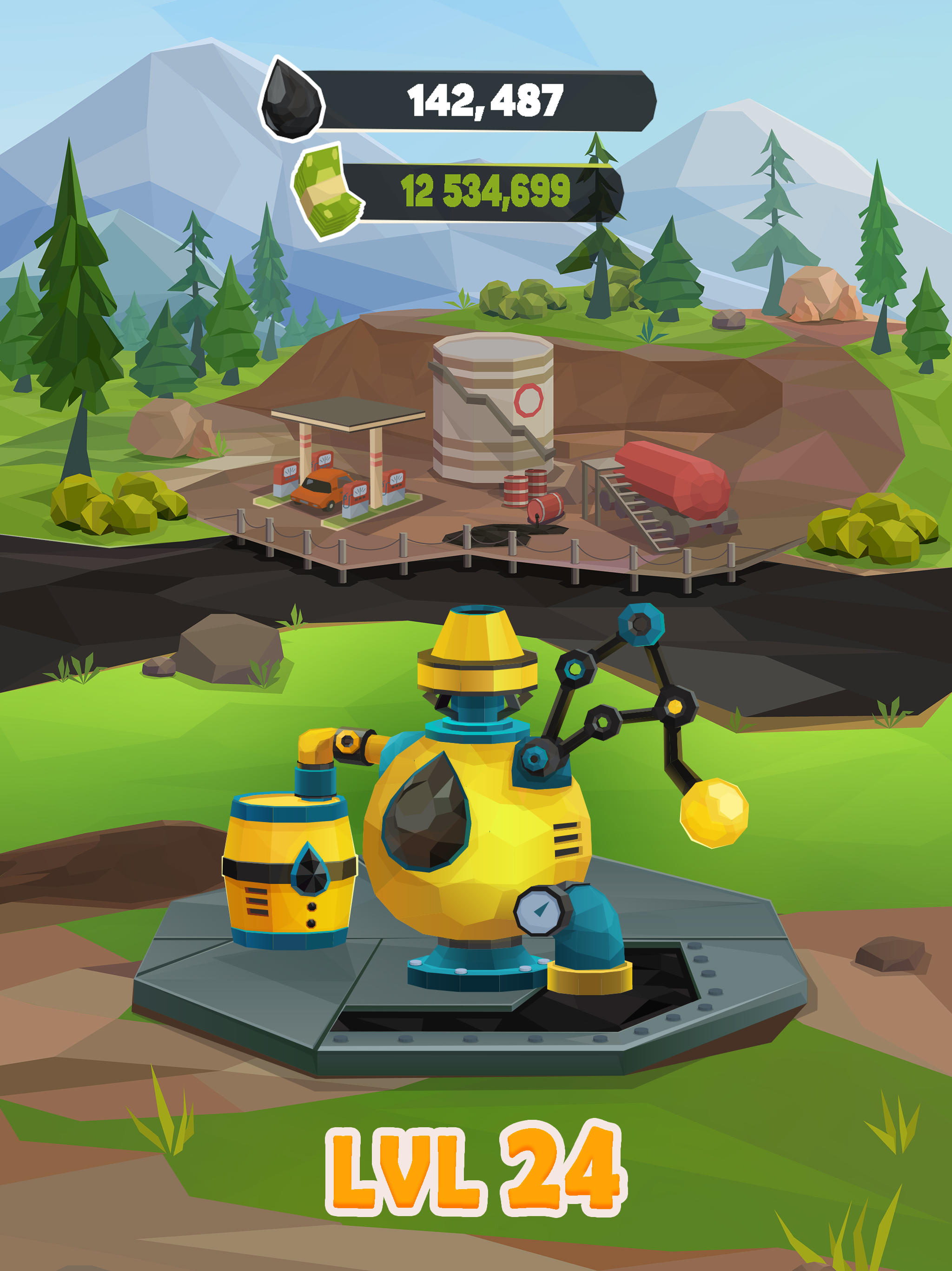Screenshot of Oil Tycoon: Gas Idle Factory