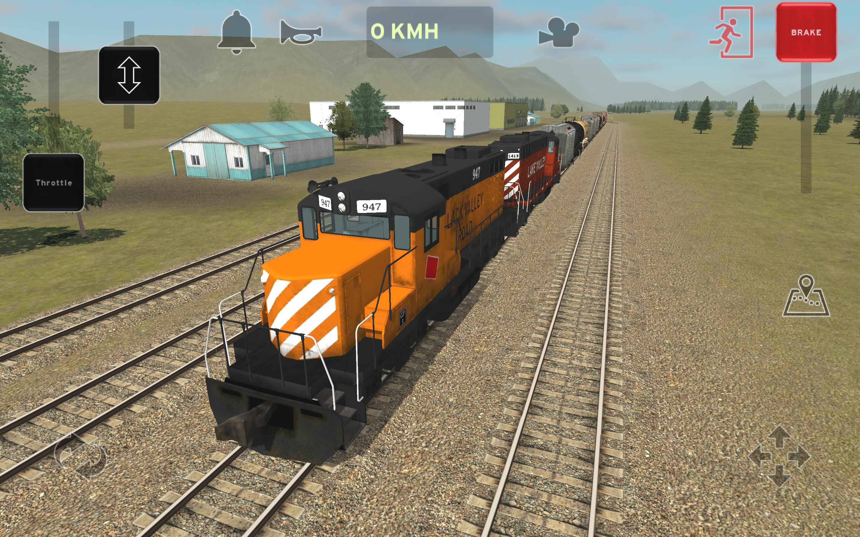 Train and rail yard simulator Game Screenshot