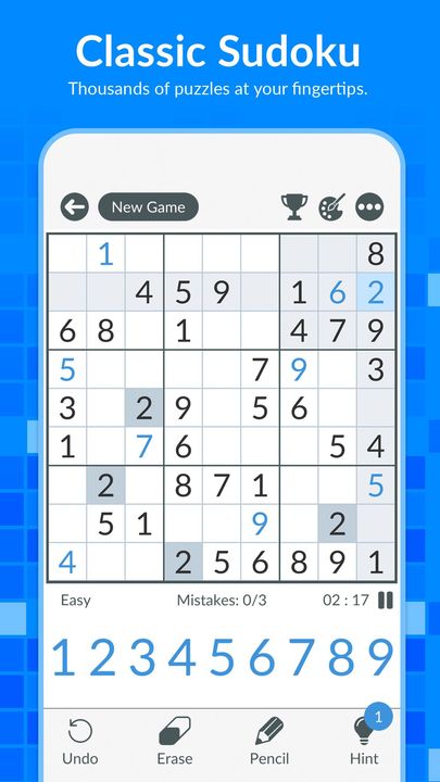Screenshot 1 of Sudoku 2.6.5