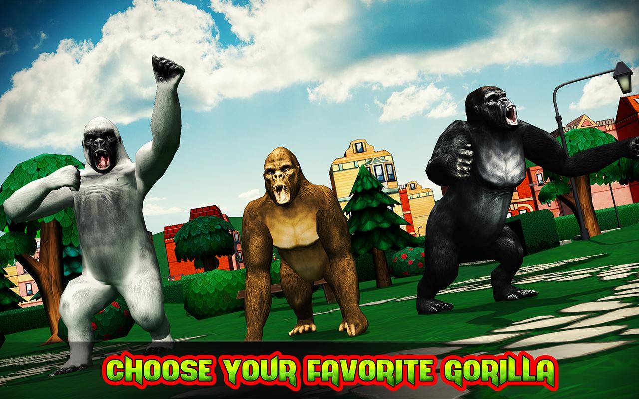 Ultimate Gorilla Rampage 3D ภาพหน้าจอเกม