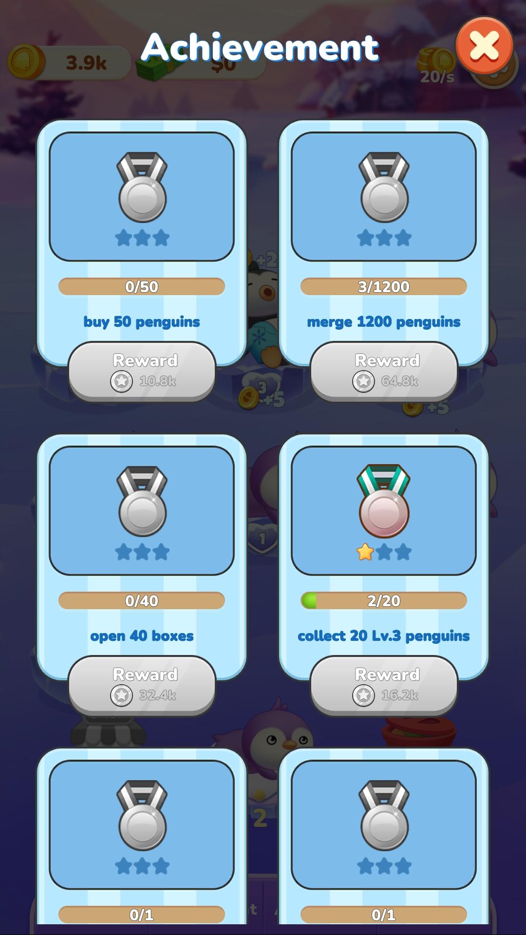 Screenshot of Fluffy Penguin Friends