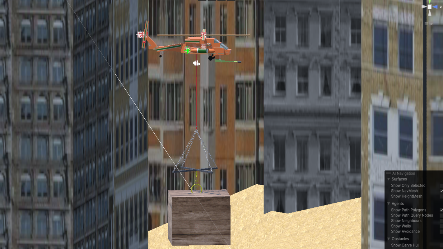 Helicopter Crane Demo Game Screenshot