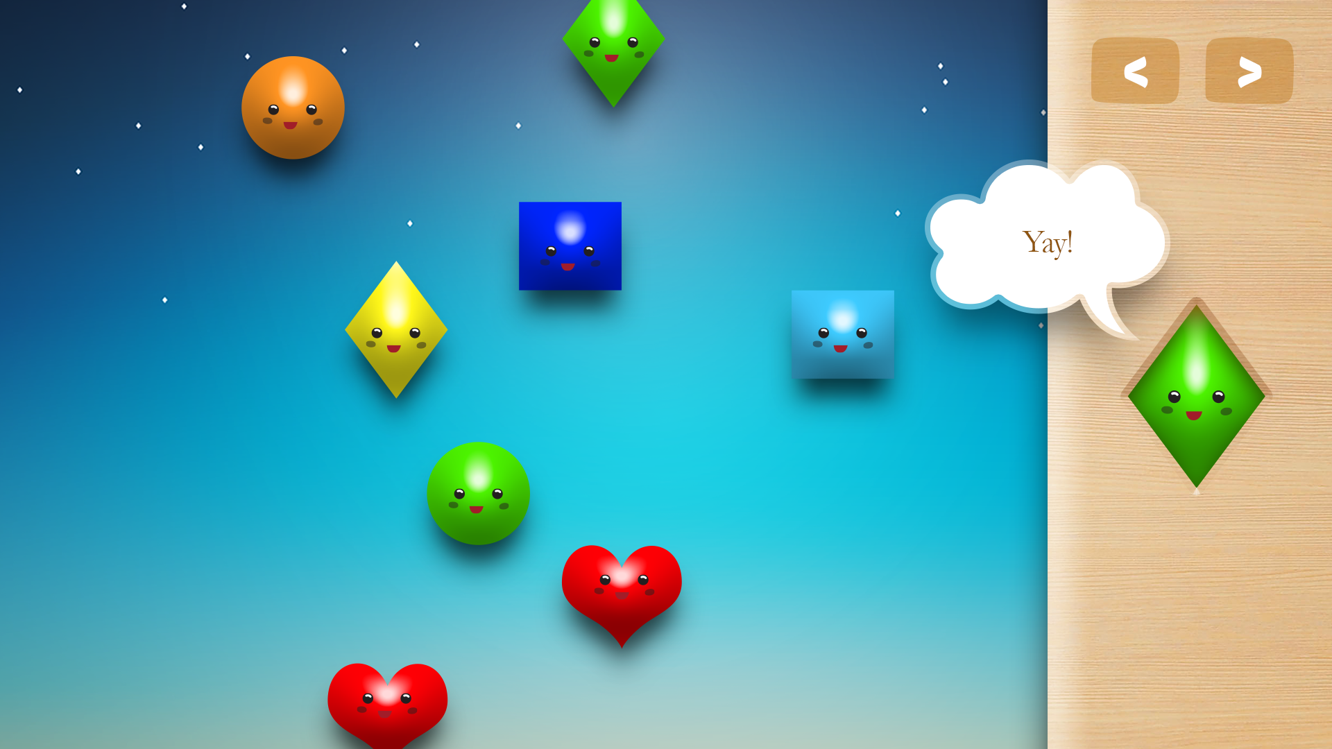 Learning Color Shapes for kids Game Screenshot