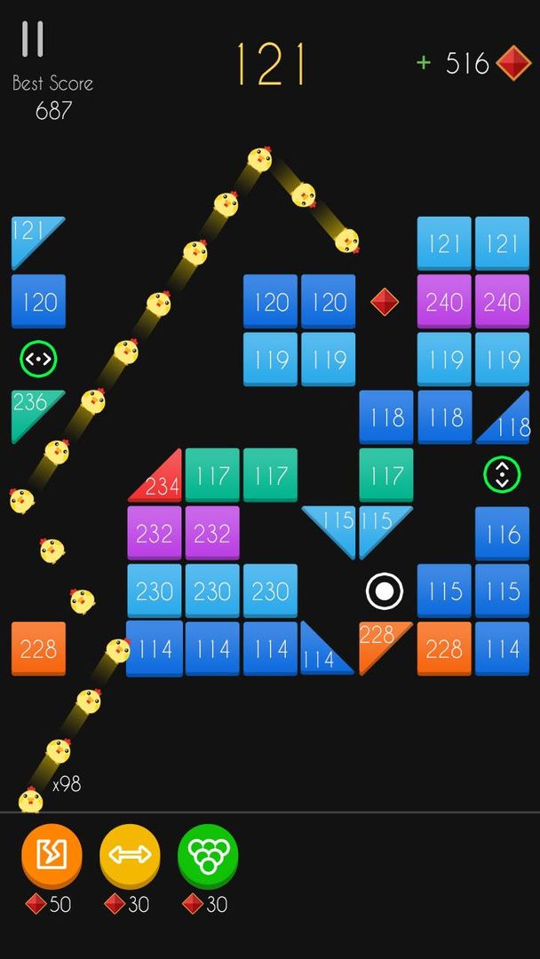 Balls Bricks Breaker 2 - Puzzle Challenge 게임 스크린 샷