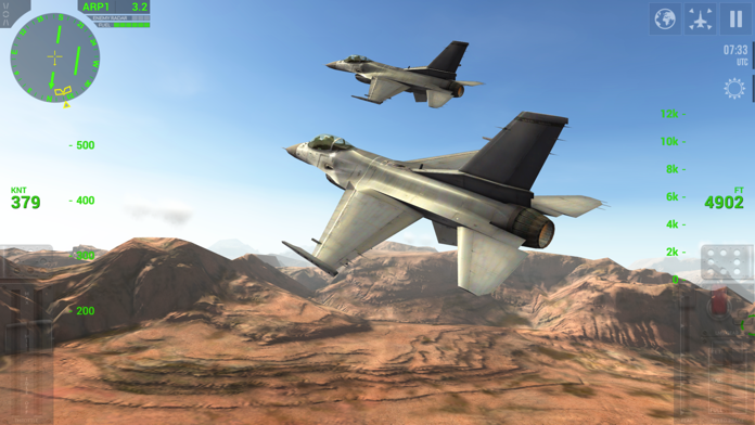 Скриншот игры F18 Carrier Landing