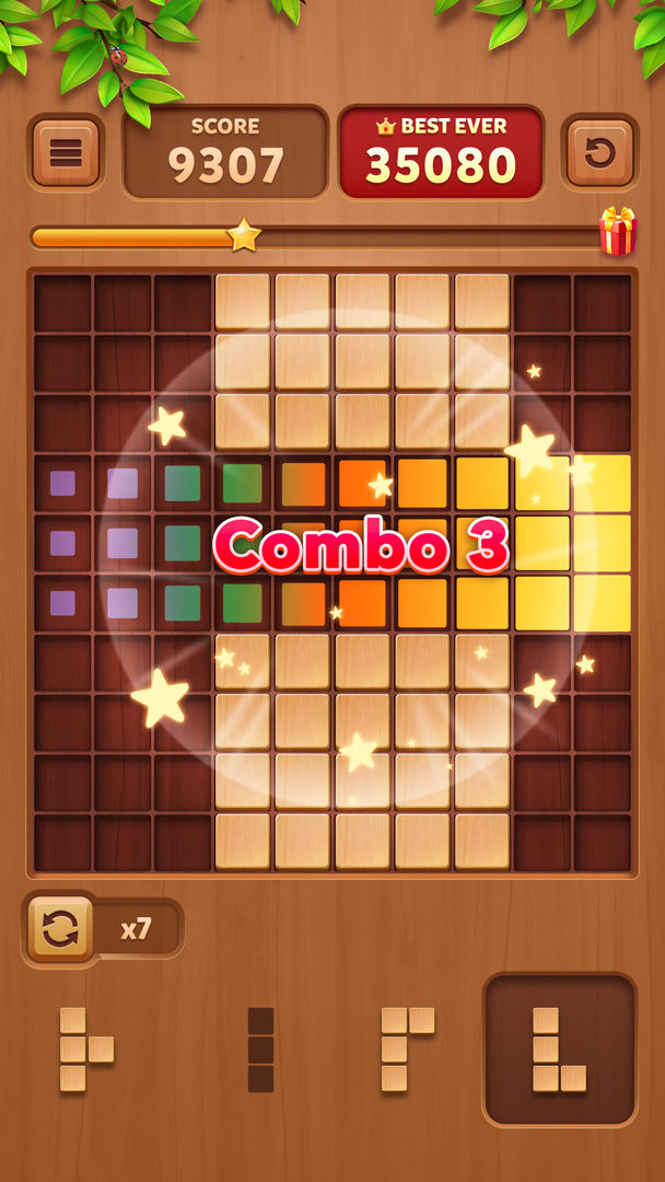 Cube Block - Woody Puzzle Game ภาพหน้าจอเกม