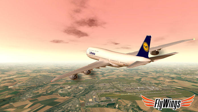 Screenshot 1 of Flight Simulator Paris 2015 အွန်လိုင်း - FlyWings 