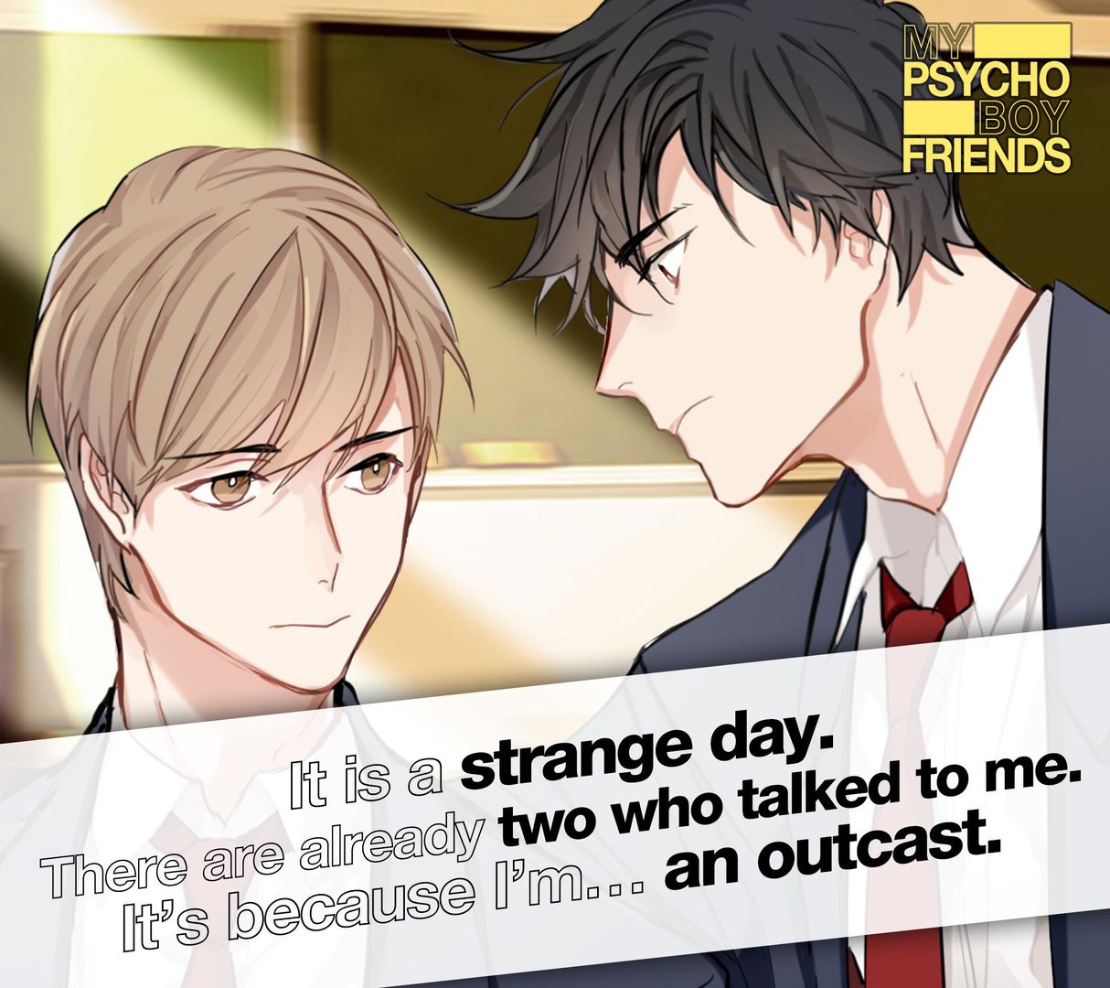 Screenshot of Psycho Boyfriends - Otome game