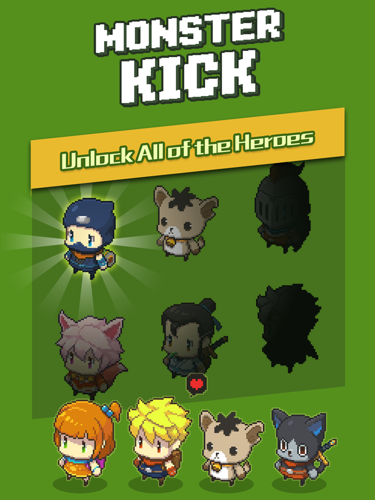 Monster Kick Game Screenshot