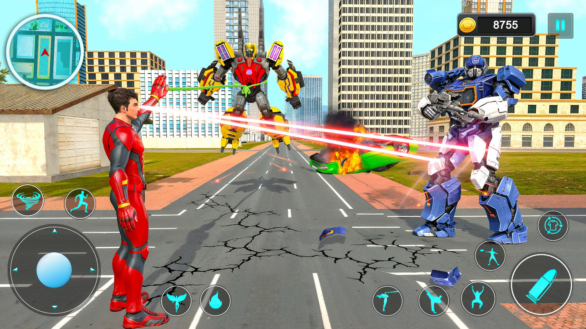 Steel Hero: Iron Hero Games Game Screenshot
