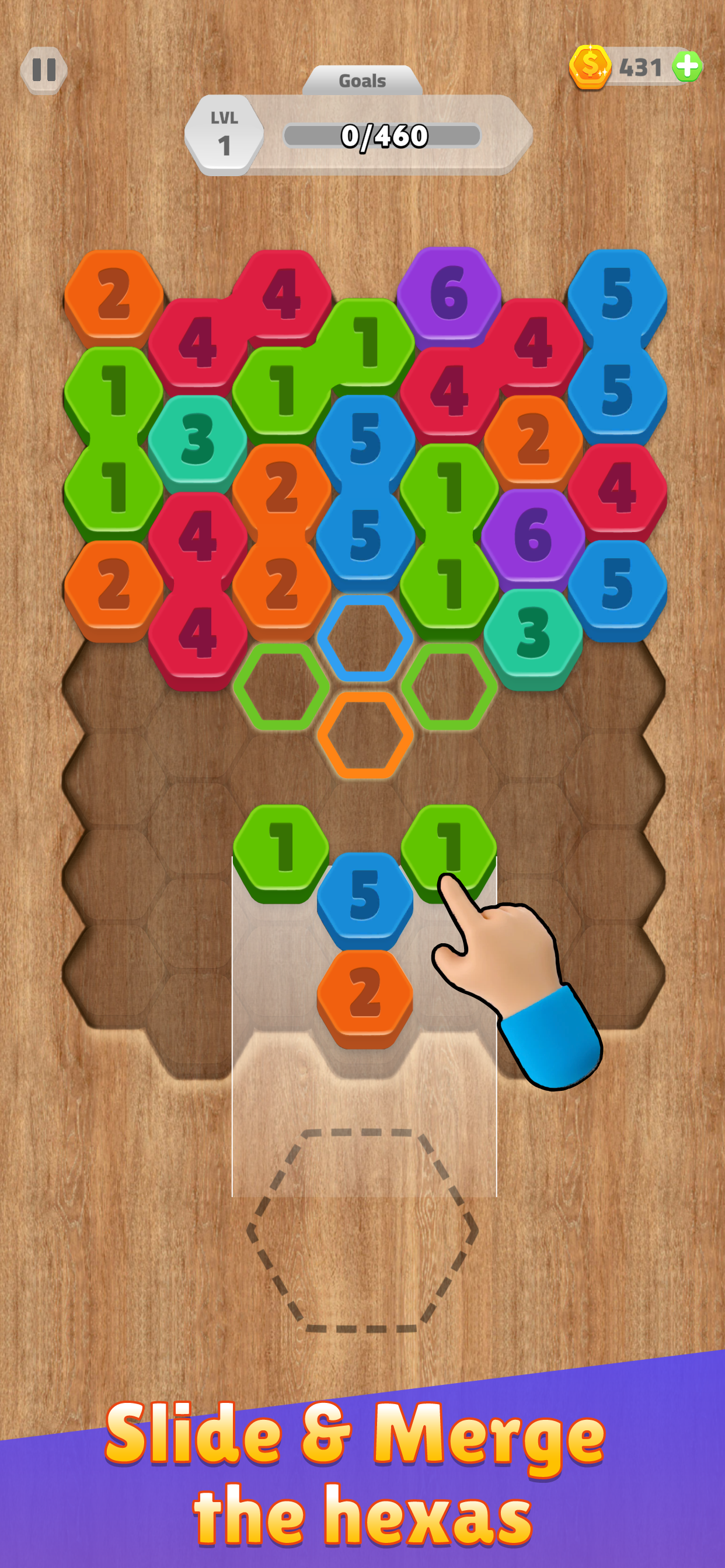 HexUp 9 Game Screenshot