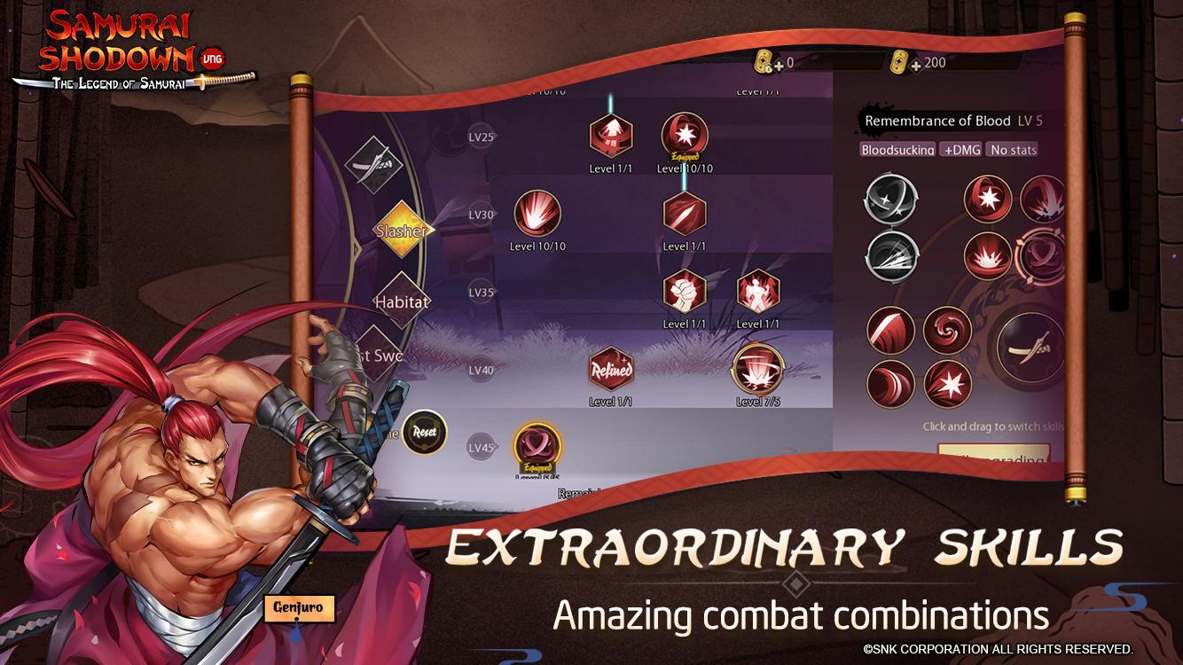 SAMURAI SHODOWN: The Legend of Game Screenshot