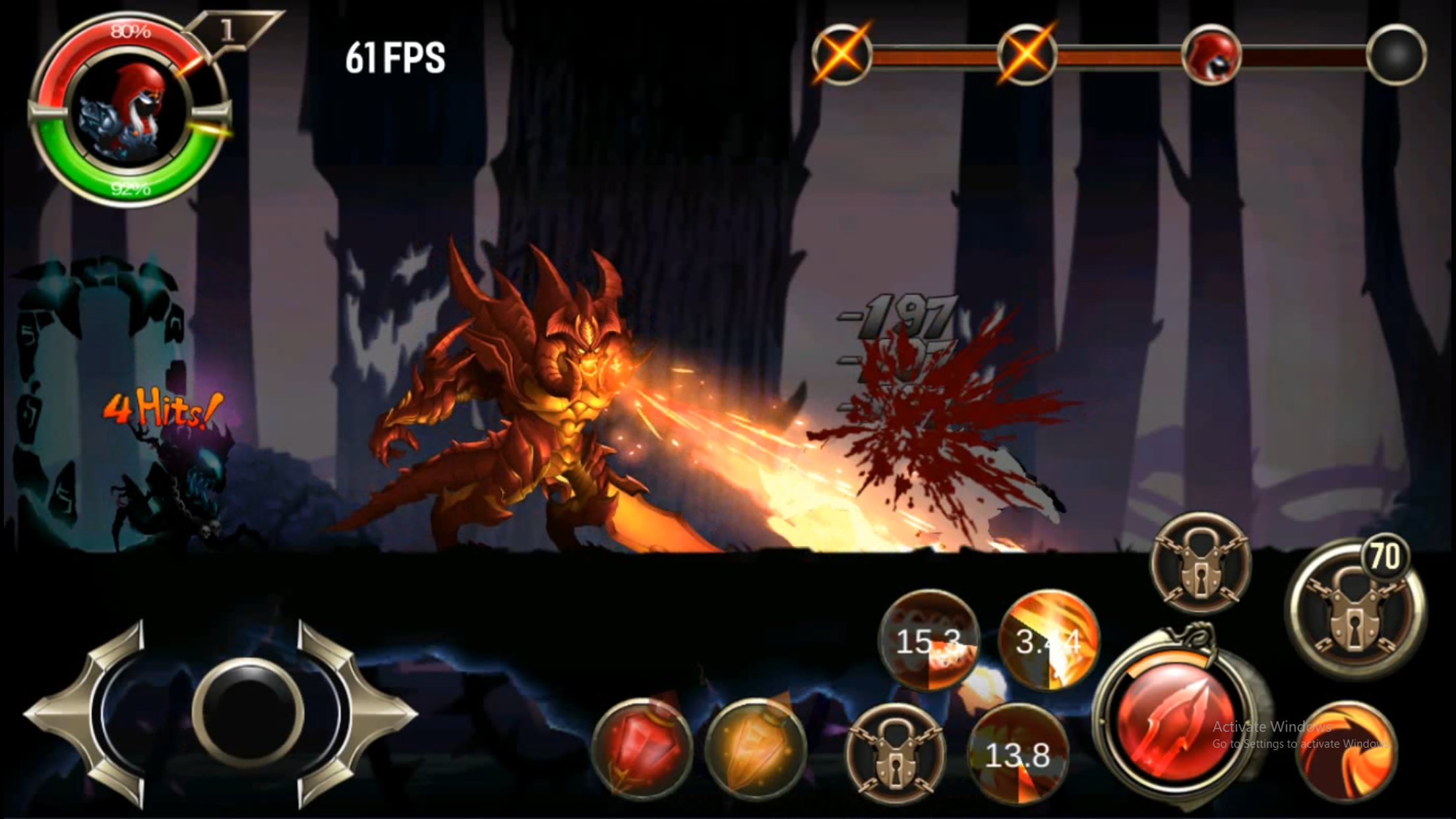 Screenshot 1 of Stickman Ninja guerreros: La última esperanza 1