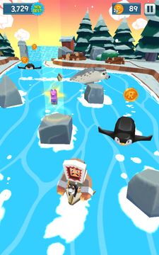 Rowan McPaddles - The Bad Bad River Rush Game Screenshot