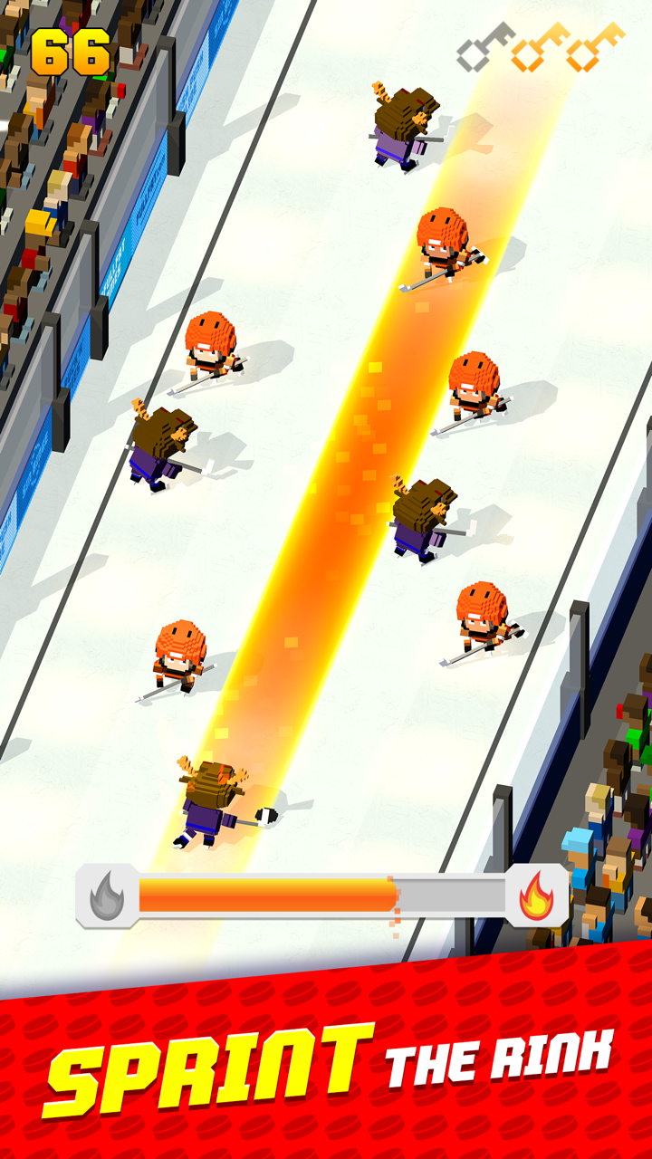 Blocky Hockey Game Screenshot