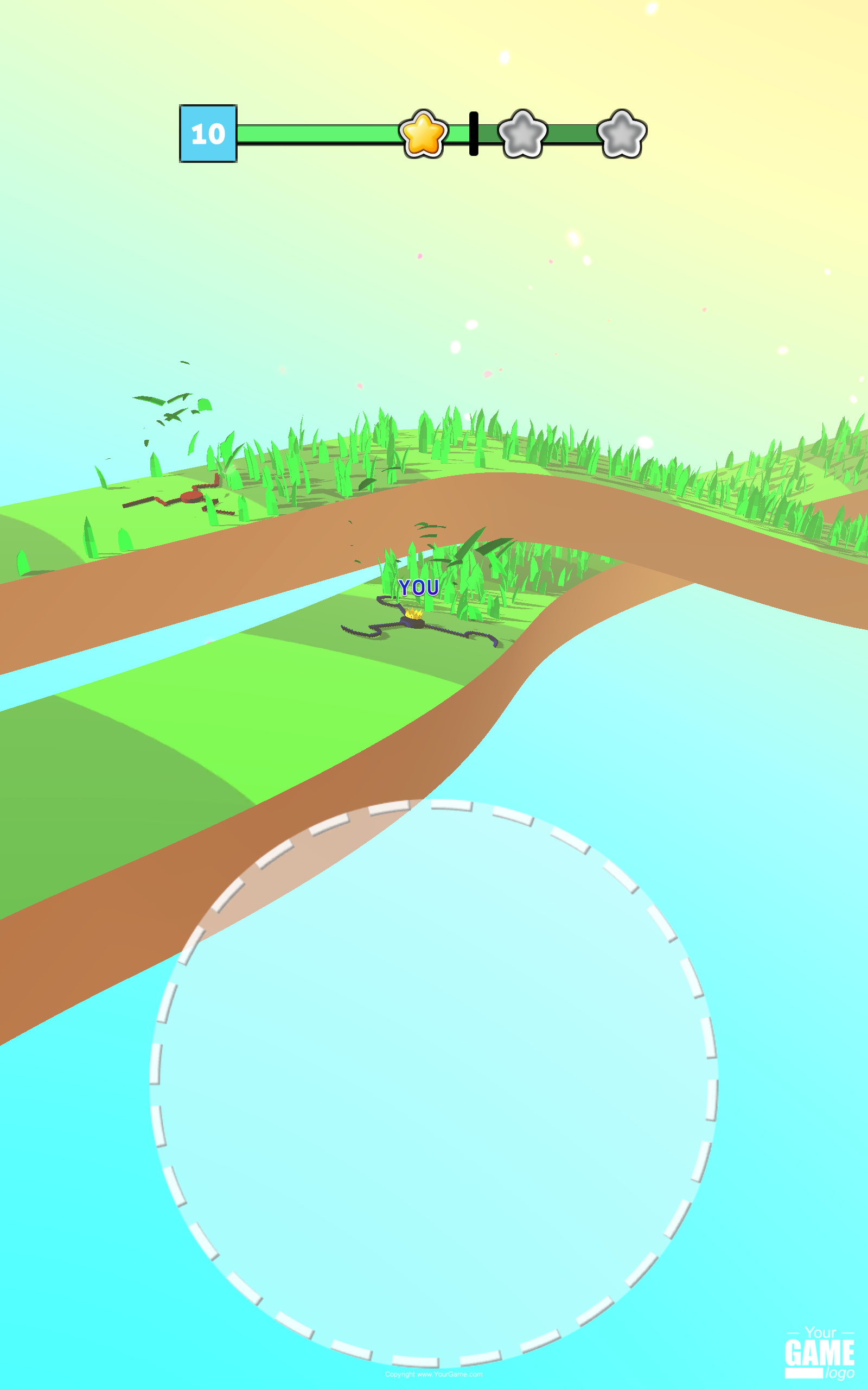 Draw Grass Cutter Game Screenshot