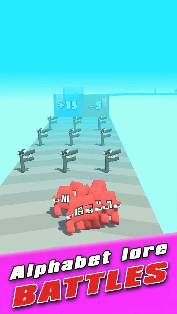 Merge Alphabet : Lore Run screenshot game