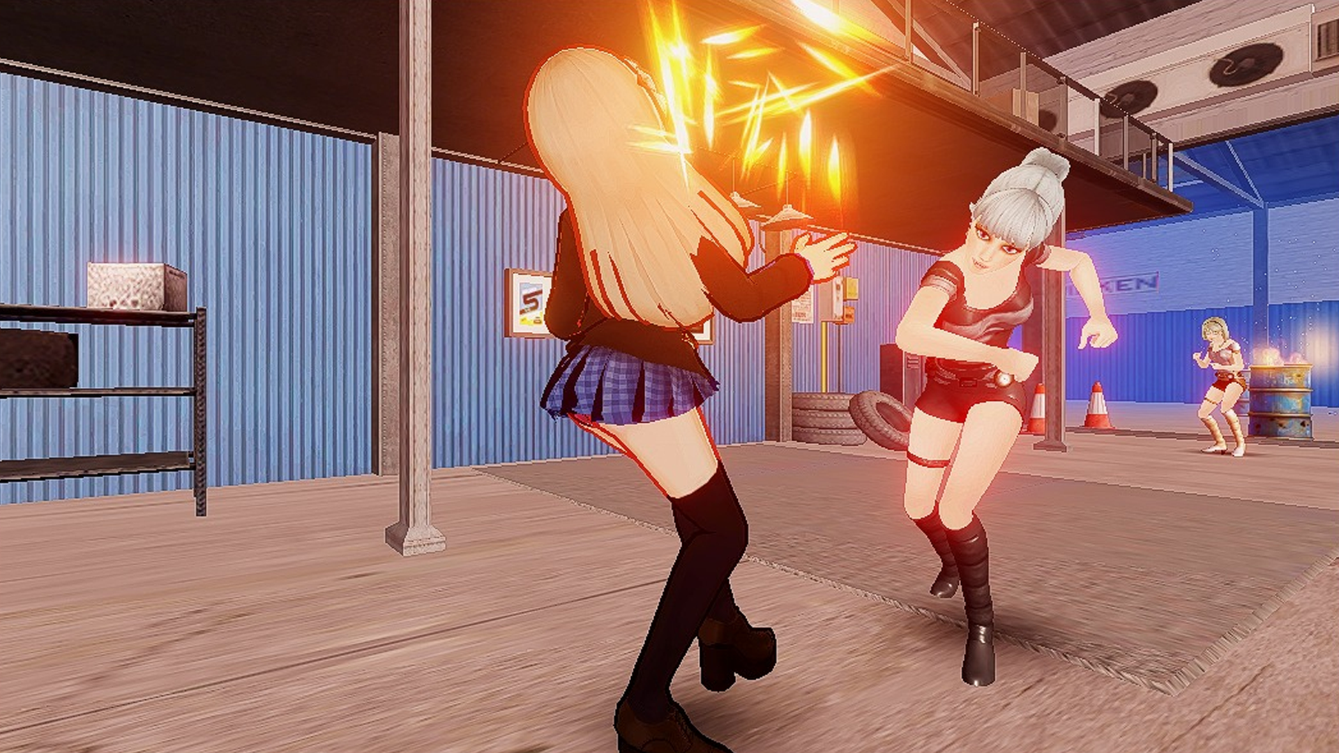 Screenshot of Anime Girls Figther