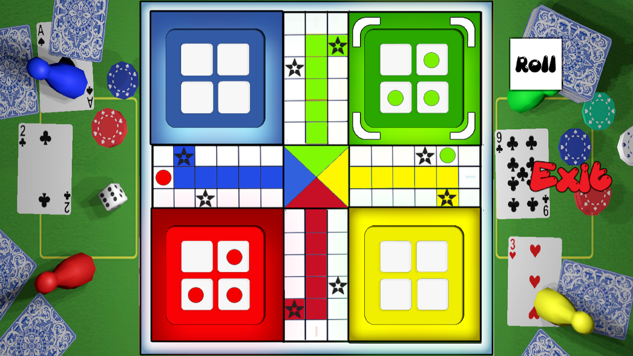 Screenshot of Ludo Emulilo 3D
